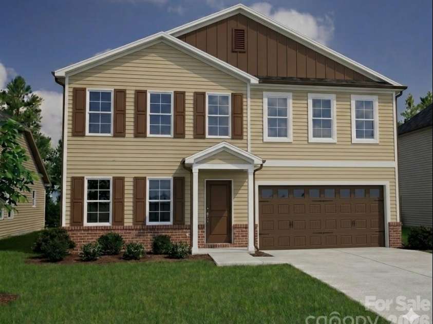 1231 Bansal Drive, Charlotte, NC 28215.  MLS# CAR4363373, YatesRealty ID 9491. Rendering Example Photo Only - Home under construction  McDowell Elevation A.  Colors and features subject to change.