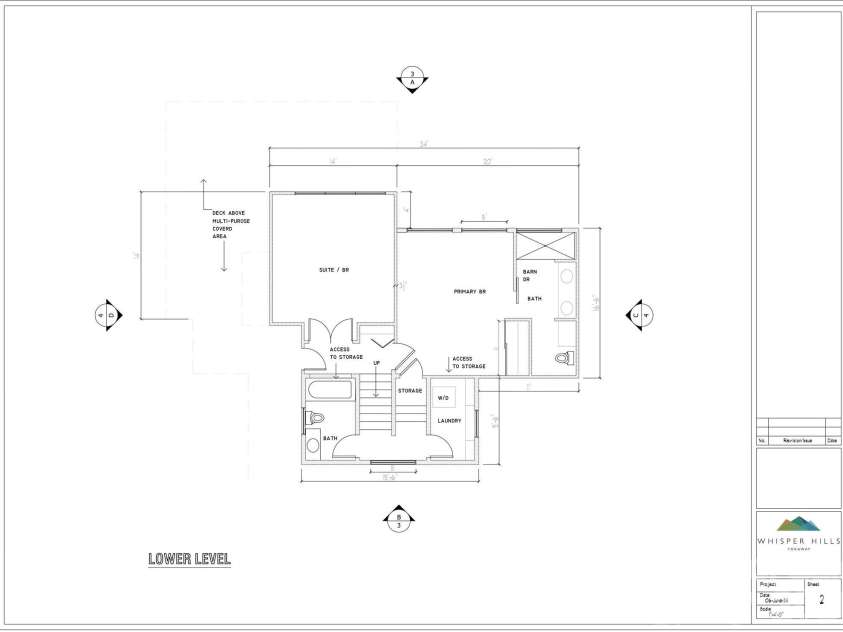 110 South Fork Trail, Lake Toxaway, NC 28747.  MLS# CAR4352509, YatesRealty ID 9501. Lower Level Floorplan 