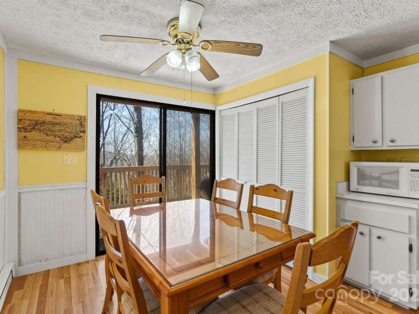 135 Clubhouse Road, Beech Mountain, NC 28604.  MLS# CAR4253056, YatesRealty ID 9507. Dining area