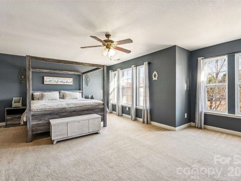 205 Edzell Drive, Salisbury, NC 28146.  MLS# CAR4336512, YatesRealty ID 9531. Primary bedroom