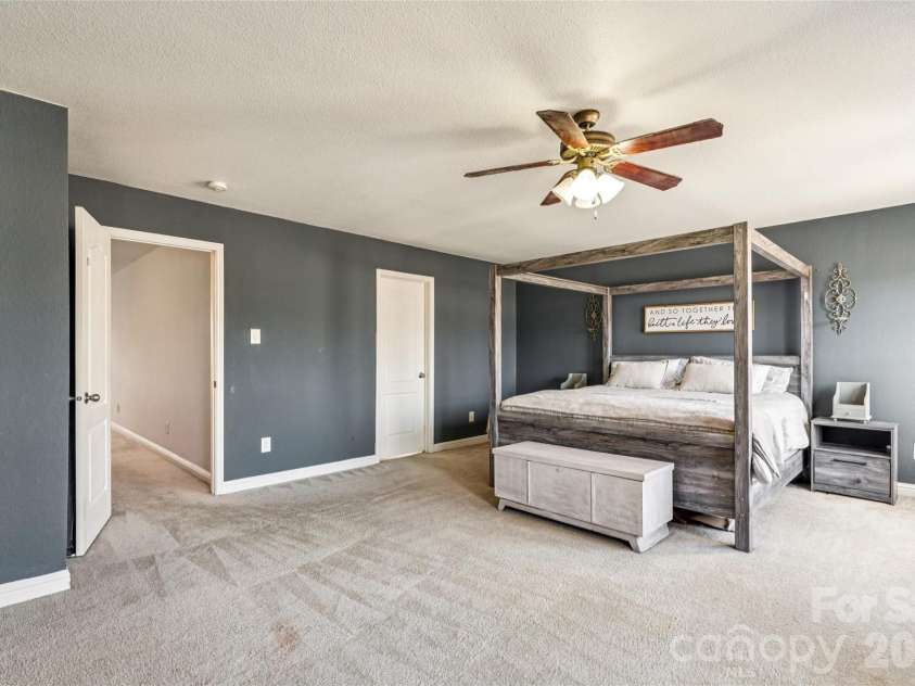 205 Edzell Drive, Salisbury, NC 28146.  MLS# CAR4336512, YatesRealty ID 9531. Primary bedroom