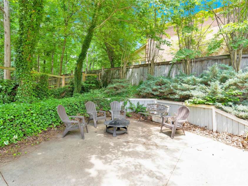 267 Ikerd Drive, Concord, NC 28025.  MLS# CAR4264417, YatesRealty ID 9533. Firepit area