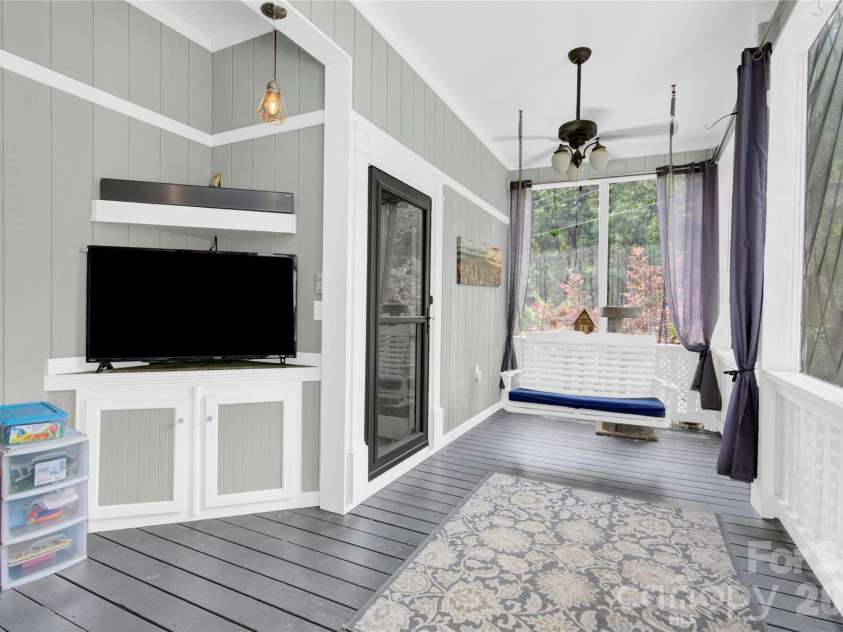 267 Ikerd Drive, Concord, NC 28025.  MLS# CAR4264417, YatesRealty ID 9533. Inside Screened Porch!