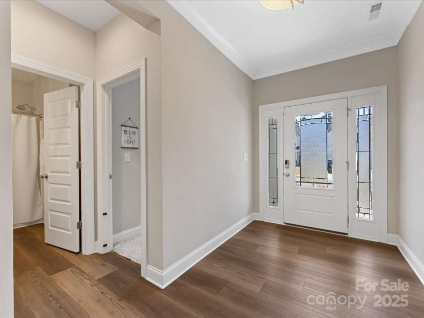 5013 Watercrest Trail, Belmont, NC 28012.  MLS# CAR4234154, YatesRealty ID 9534. Foyer with coat closet