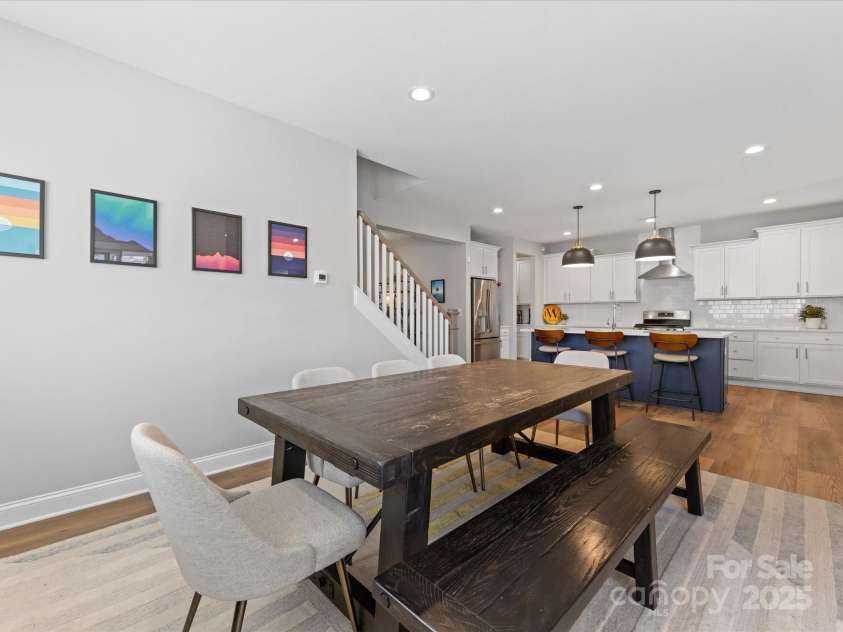 5013 Watercrest Trail, Belmont, NC 28012.  MLS# CAR4234154, YatesRealty ID 9534. Spacious dining area for entertaining