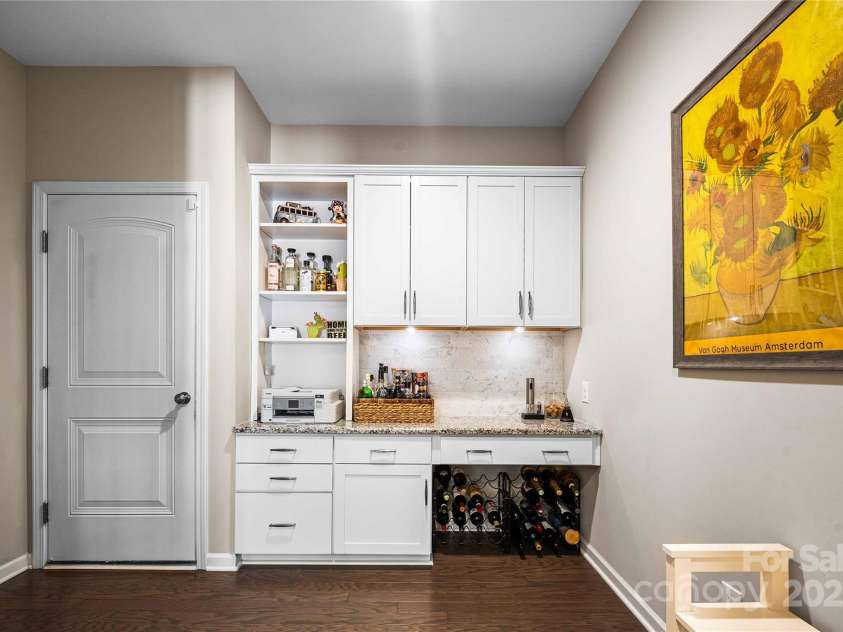 2914 Hiddenbrook Way, Indian Land, SC 29707.  MLS# CAR4227990, YatesRealty ID 9536. Work space off the garage