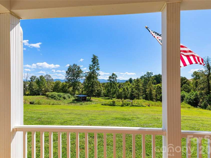 653 Mag Sluder Road, Alexander, NC 28701.  MLS# CAR4299475, YatesRealty ID 9536. Mountain View from the front porch 