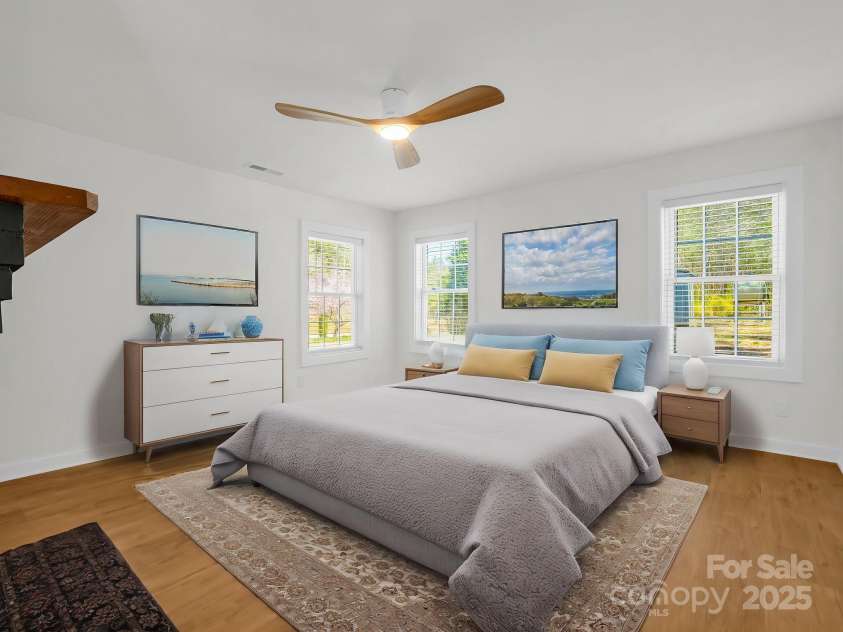 3531 Big Level Road, Mill Spring, NC 28756.  MLS# CAR4234661, YatesRealty ID 9546. Bedroom 3 (virtually staged)