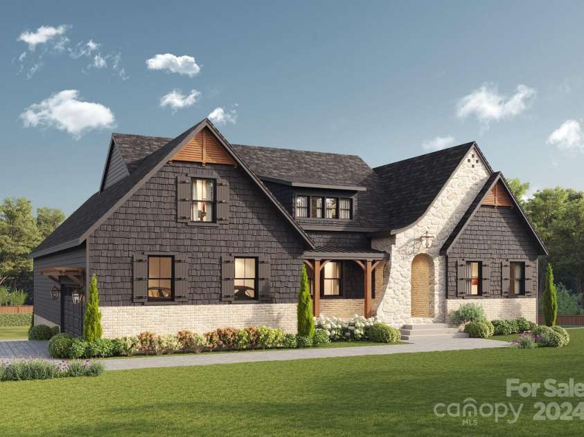 Lot 1 Willow Top Lane, Lake Lure, NC 28746.  MLS# CAR4193483, YatesRealty ID 9549. Sample rendering