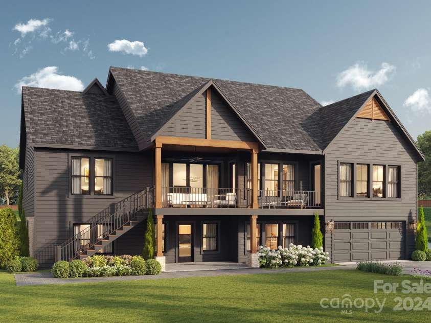 Lot 1 Willow Top Lane, Lake Lure, NC 28746.  MLS# CAR4193483, YatesRealty ID 9549. Sample rendering