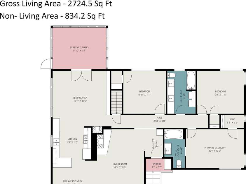 1548 Westbrook Circle, Gastonia, NC 28052.  MLS# CAR4358930, YatesRealty ID 9580. 