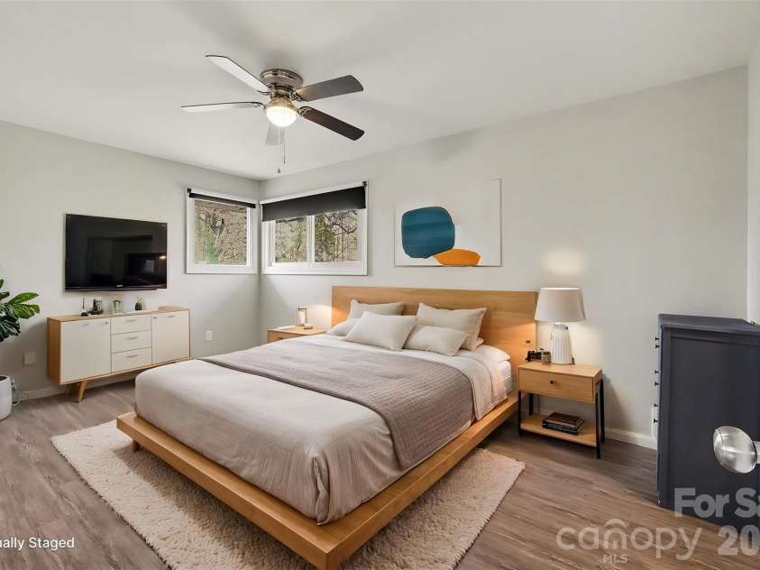 1548 Westbrook Circle, Gastonia, NC 28052.  MLS# CAR4358930, YatesRealty ID 9580. Virtually staged to illustrate potential primary bedroom layout and use of space