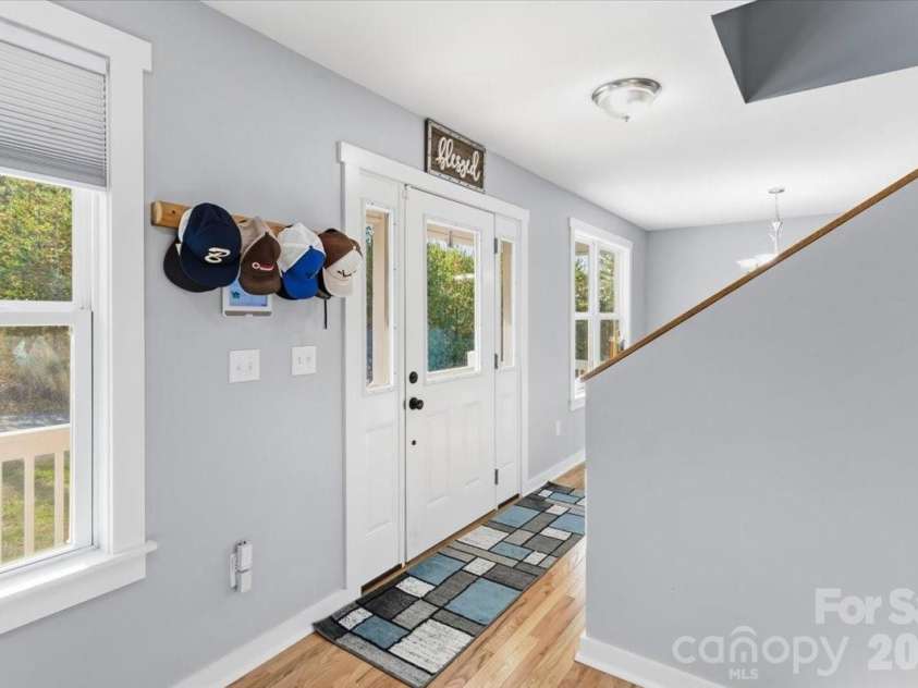 9 Old Amber Drive, Weaverville, NC 28787.  MLS# CAR4320794, YatesRealty ID 9583. Front Door Entryway