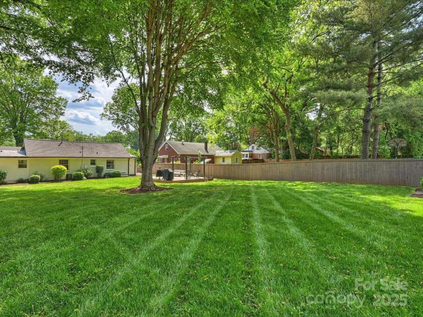 4921 Doris Avenue, Charlotte, NC 28205.  MLS# CAR4253366, YatesRealty ID 9584. Rear Yard