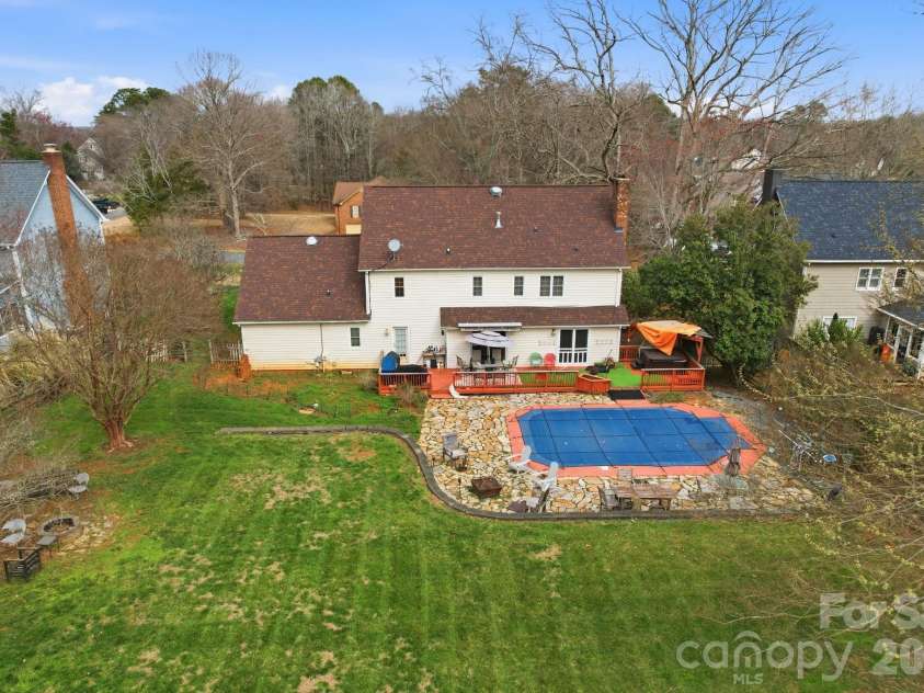 8917 Dartmoor Place, Mint Hill, NC 28227.  MLS# CAR4352305, YatesRealty ID 9587. Drone 3