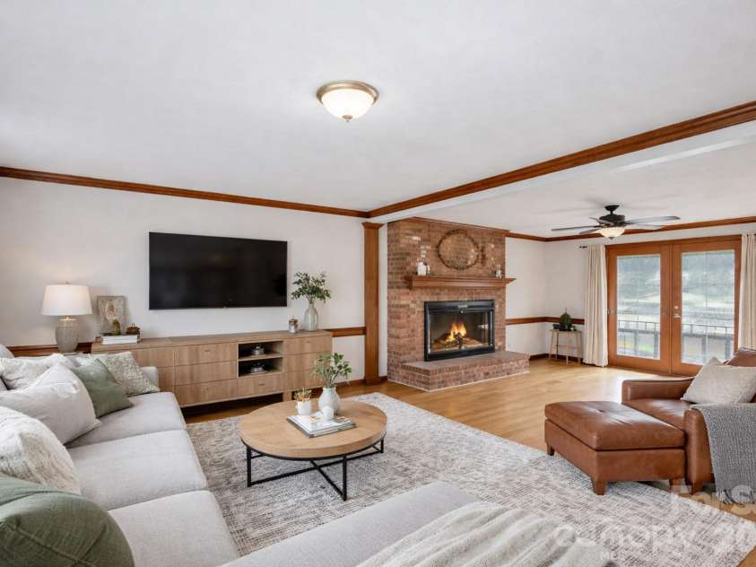 8917 Dartmoor Place, Mint Hill, NC 28227.  MLS# CAR4352305, YatesRealty ID 9587. Virtually Staged - Living Room/Den