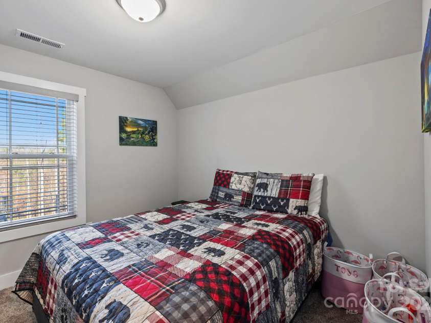 155 Hayes Ridge Lane, Mills River, NC 28759.  MLS# CAR4199843, YatesRealty ID 9590. Bedroom 1 on upper level