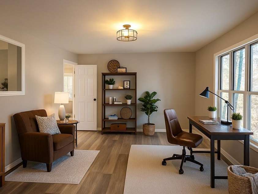 44585 Baldwin Road, New London, NC 28127.  MLS# CAR4323021, YatesRealty ID 9591. Virtually staged office