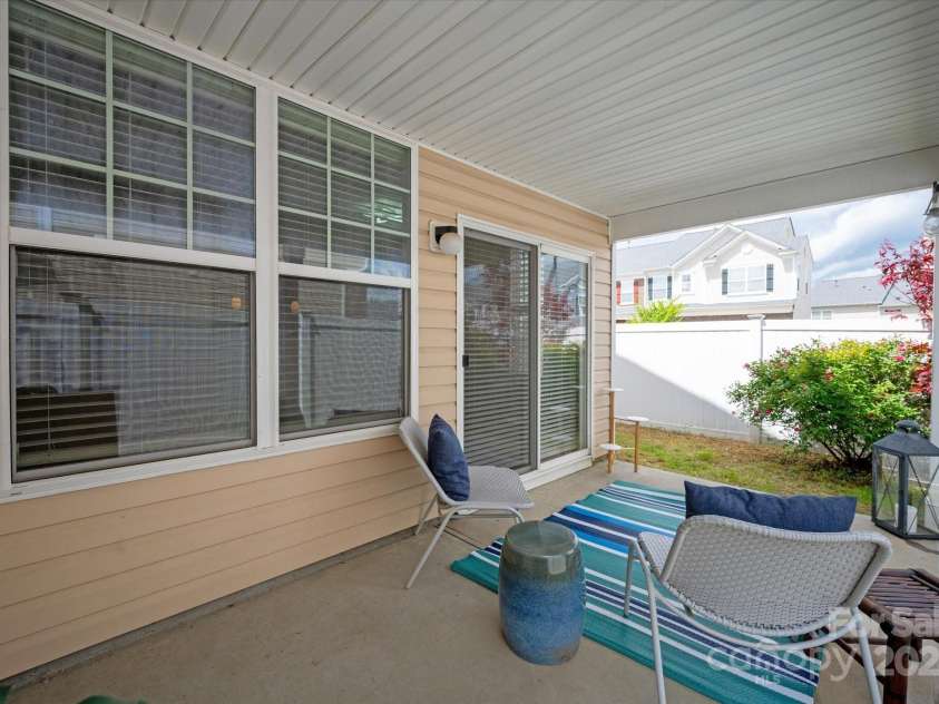158 Council House Road, Fort Mill, SC 29708.  MLS# CAR4239888, YatesRealty ID 9596. Back patio