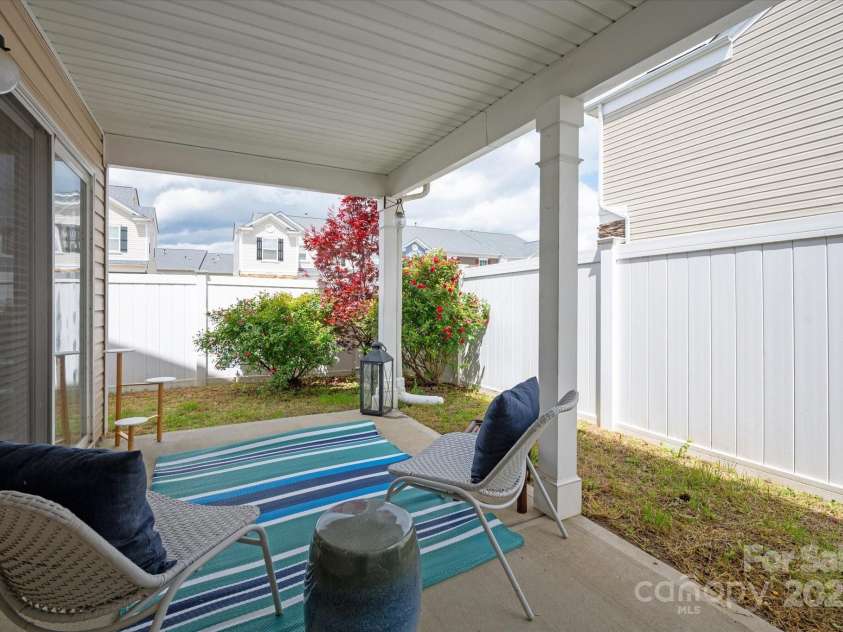 158 Council House Road, Fort Mill, SC 29708.  MLS# CAR4239888, YatesRealty ID 9596. Back patio