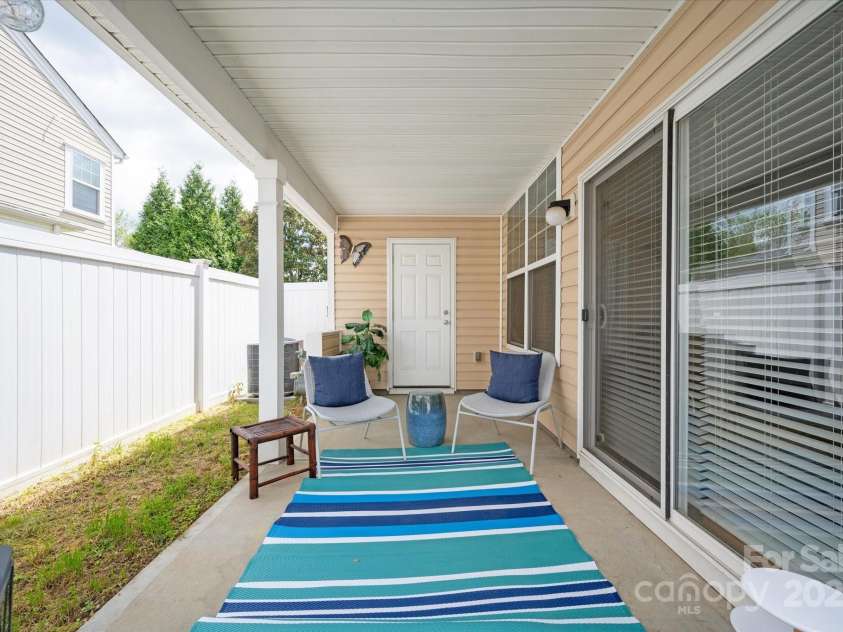 158 Council House Road, Fort Mill, SC 29708.  MLS# CAR4239888, YatesRealty ID 9596. Locked storage off patio