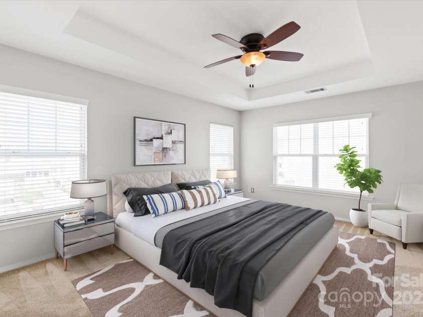 158 Council House Road, Fort Mill, SC 29708.  MLS# CAR4239888, YatesRealty ID 9596. Primary Bedroom (virtually staged)