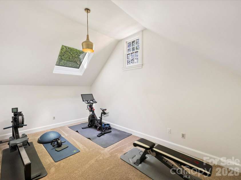 8226 Fairview Road, Charlotte, NC 28226.  MLS# CAR4362159, YatesRealty ID 9597. Exercise Room