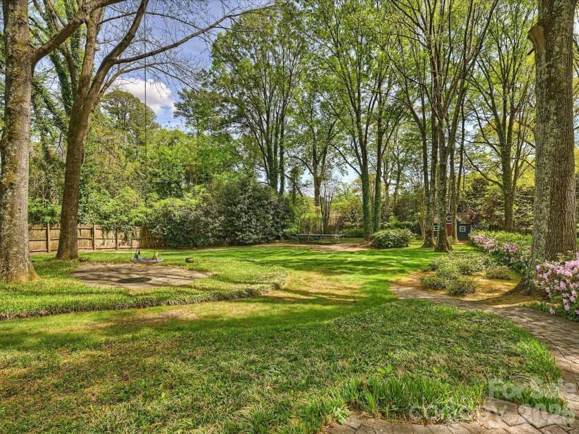 8226 Fairview Road, Charlotte, NC 28226.  MLS# CAR4362159, YatesRealty ID 9597. Rear Yard 