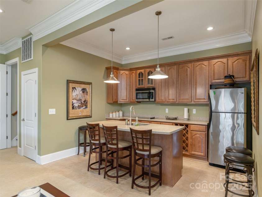 172 Summer Morning Court, Lake Lure, NC 28746.  MLS# CAR4223102, YatesRealty ID 960. Lower Level Kitchen