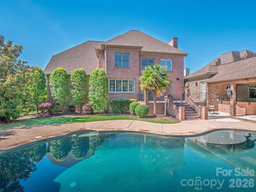 8208 Wingard Road, Waxhaw, NC 28173.  MLS# CAR4289721, YatesRealty ID 9601. Backyard