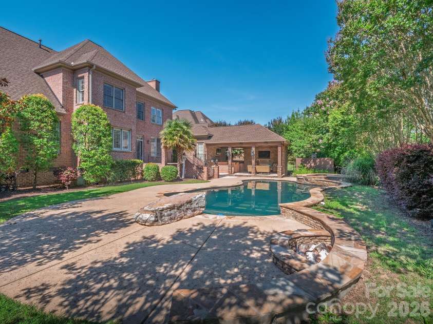 8208 Wingard Road, Waxhaw, NC 28173.  MLS# CAR4289721, YatesRealty ID 9601. Backyard entertaining