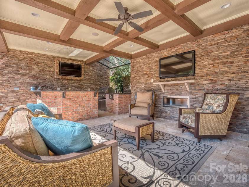 8208 Wingard Road, Waxhaw, NC 28173.  MLS# CAR4289721, YatesRealty ID 9601. Cabana