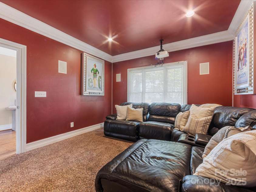 2820 Smith Field Drive, Monroe, NC 28110.  MLS# CAR4303716, YatesRealty ID 961. Media Room