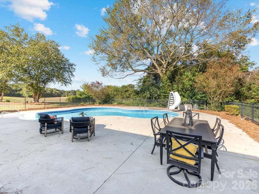 2820 Smith Field Drive, Monroe, NC 28110.  MLS# CAR4303716, YatesRealty ID 961. Pool Patio