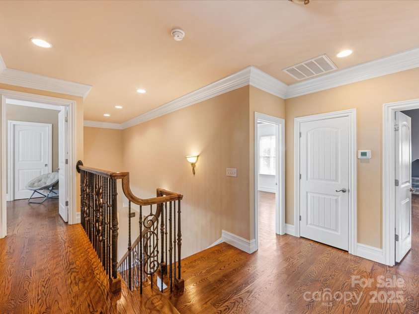 2820 Smith Field Drive, Monroe, NC 28110.  MLS# CAR4303716, YatesRealty ID 961. Upstairs landing