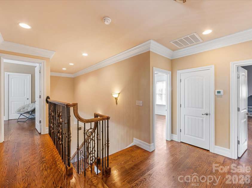 2820 Smith Field Drive, Monroe, NC 28110.  MLS# CAR4303716, YatesRealty ID 961. Upstairs landing