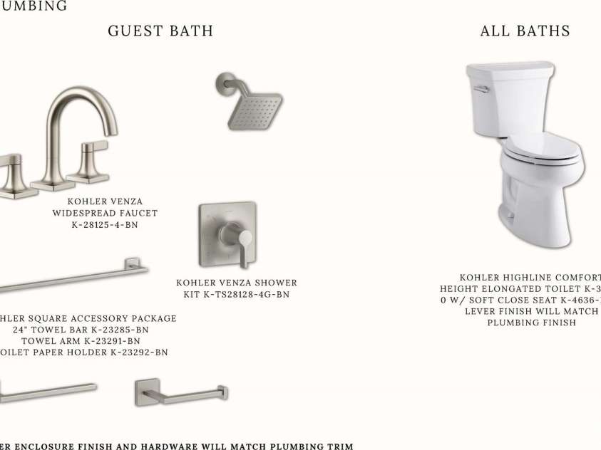 19134 Newburg Hill Road, Davidson, NC 28036.  MLS# CAR4242624, YatesRealty ID 9612. Guest Bath Plumbing