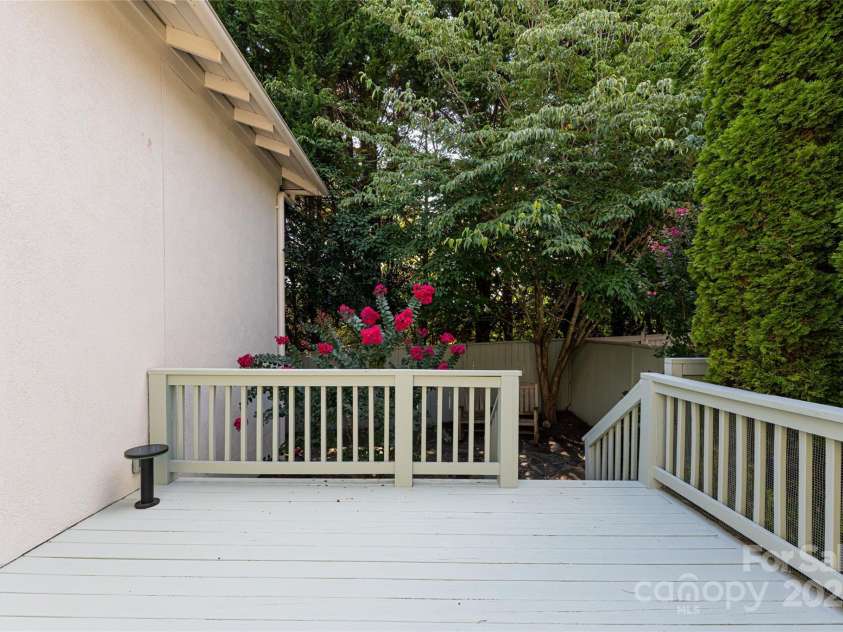 15 Dayflower Drive, Asheville, NC 28803.  MLS# CAR4209774, YatesRealty ID 9613. Back deck