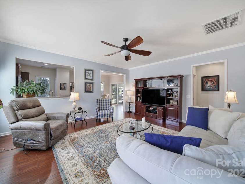 5011 Broad Lane, Fort Mill, SC 29707.  MLS# CAR4239090, YatesRealty ID 9615. Living Room w/ Pass-Thru to Kitchen