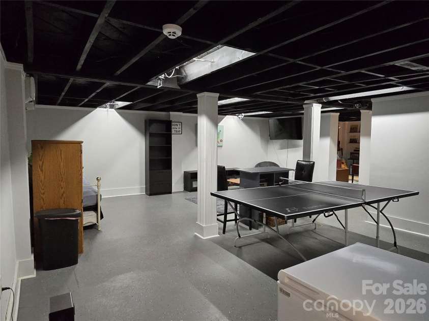 403 Stevens Street, China Grove, NC 28023.  MLS# CAR4362503, YatesRealty ID 9649. Basement Before New ceilings