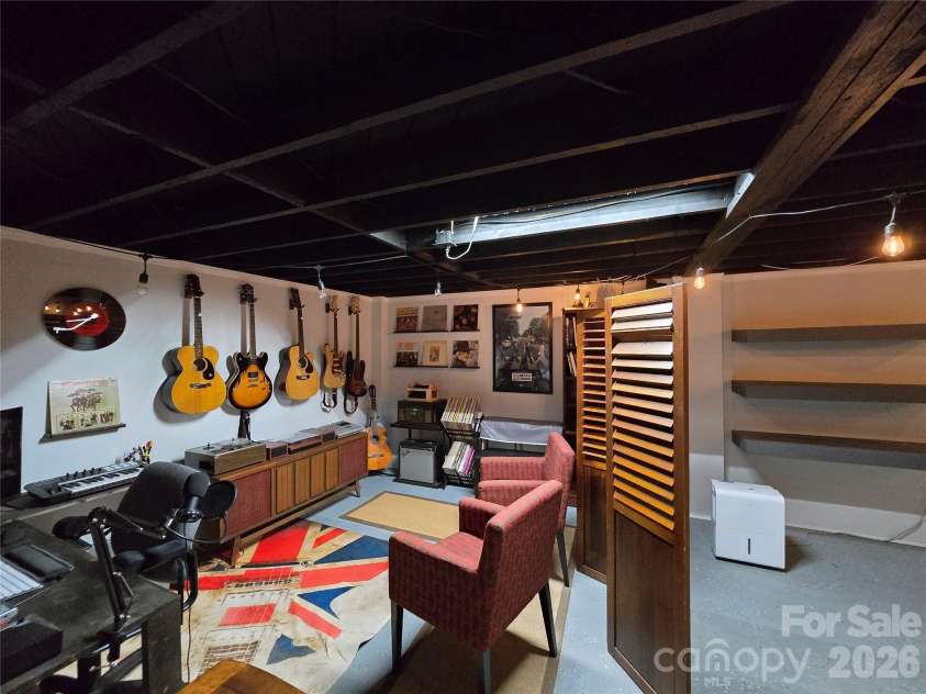 403 Stevens Street, China Grove, NC 28023.  MLS# CAR4362503, YatesRealty ID 9649. Basement Before New ceilings