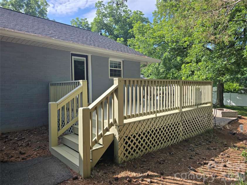 403 Stevens Street, China Grove, NC 28023.  MLS# CAR4362503, YatesRealty ID 9649. Side Patio