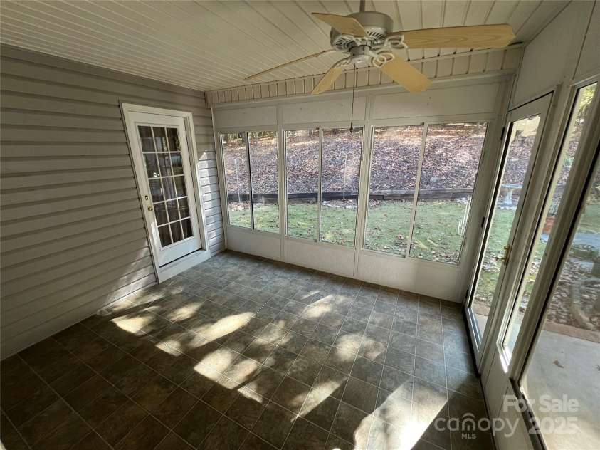 25397 Stony Mountain Road, Albemarle, NC 28001.  MLS# CAR4314846, YatesRealty ID 9653. Sunroom