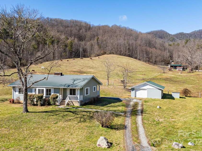 81 Deep Creek Cemetery Road, Bryson City, NC 28713.  MLS# CAR4224937, YatesRealty ID 9679. Scenic View from Porch