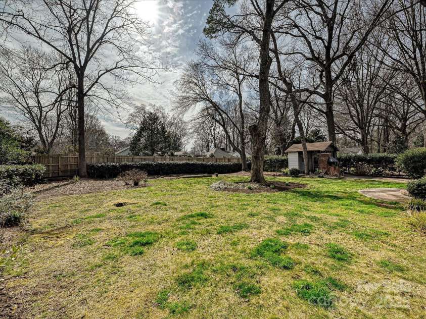 4132 Sulkirk Road, Charlotte, NC 28210.  MLS# CAR4223769, YatesRealty ID 9687. Backyard