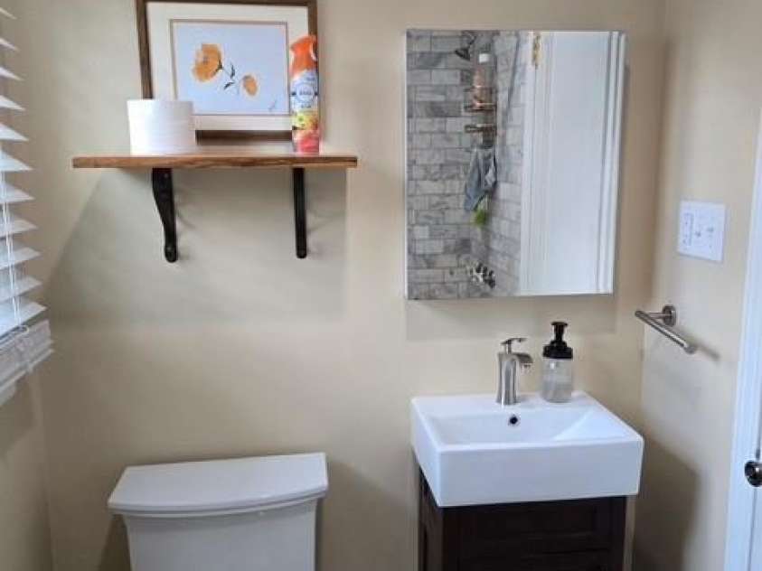 526 Arlington Avenue, Albemarle, NC 28001.  MLS# CAR4243582, YatesRealty ID 9692. Bathroom/Sink