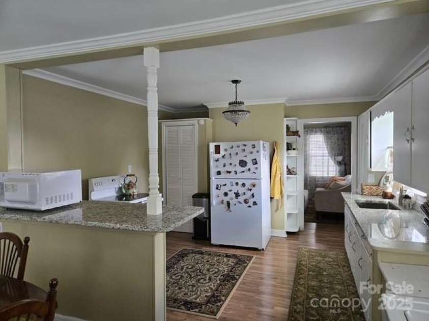 526 Arlington Avenue, Albemarle, NC 28001.  MLS# CAR4243582, YatesRealty ID 9692. Kitchen from Dining Room