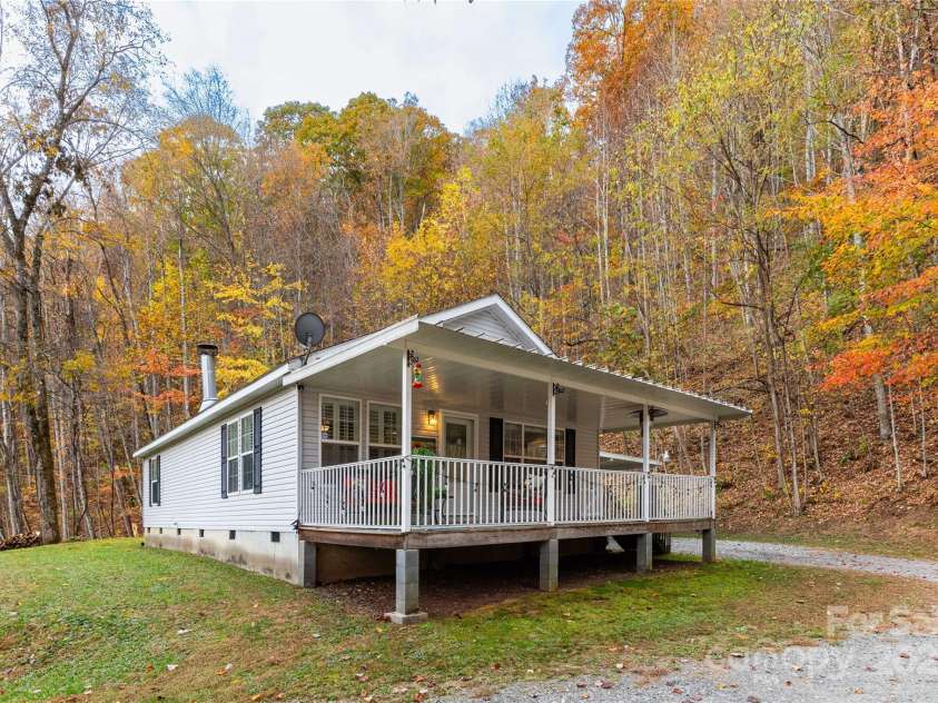 418 Milk Sick Cove, Cullowhee, NC 28723.  MLS# CAR4193351, YatesRealty ID 9695. Front Exterior