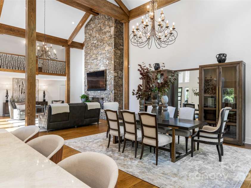 268 Holly Arbor Lane, Asheville, NC 28803.  MLS# CAR4268471, YatesRealty ID 97. The open floor plan offers an ideal setting for both lively entertaining and intimate gatherings, effortlessly blending comfort and elegance.