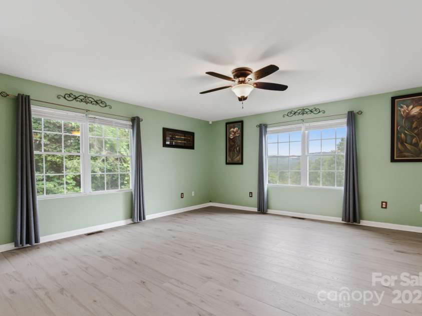 60 Hilltop View Drive, Fletcher, NC 28732.  MLS# CAR4202444, YatesRealty ID 9701. Views from picture windows